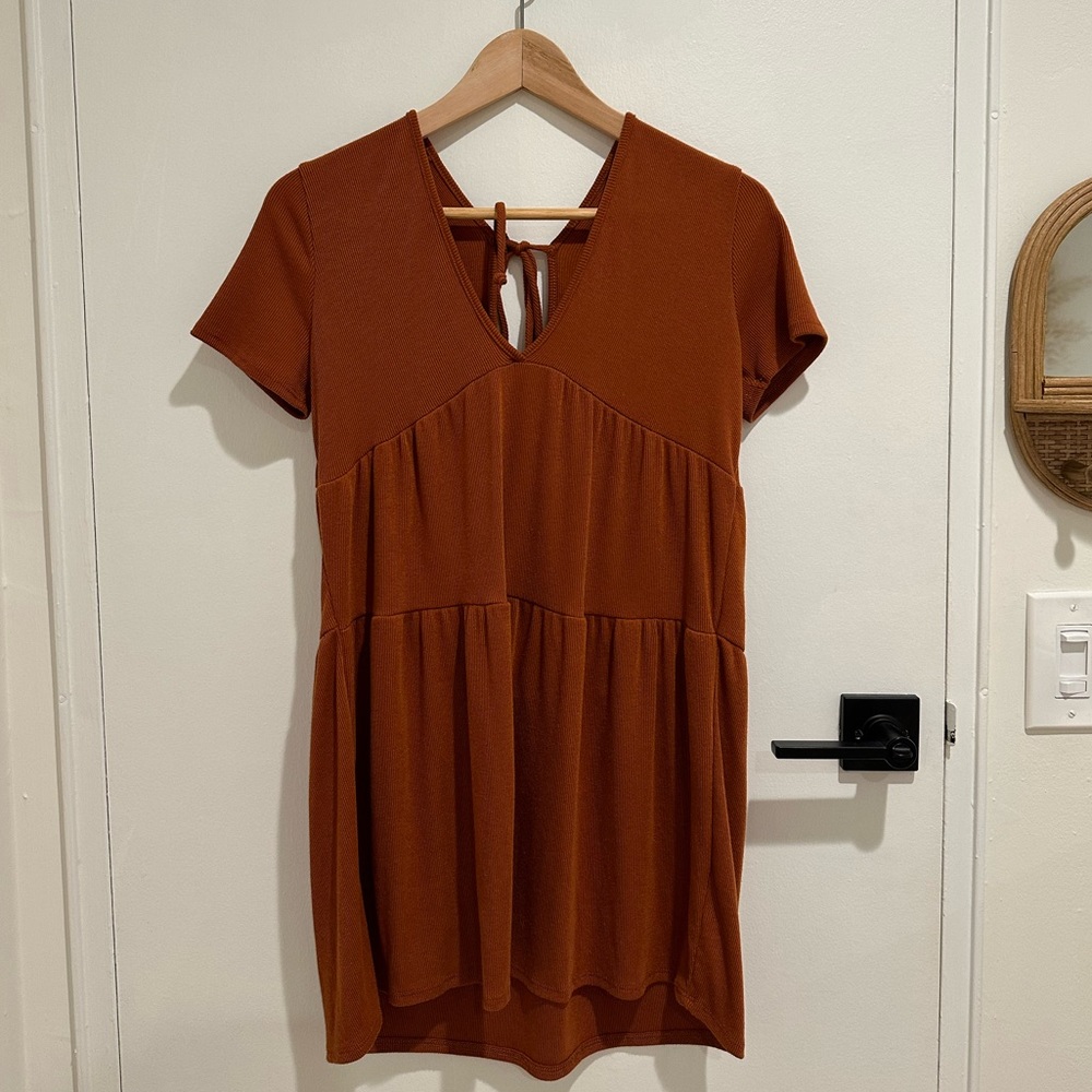 Burnt Orange Summer Dress ☀️
